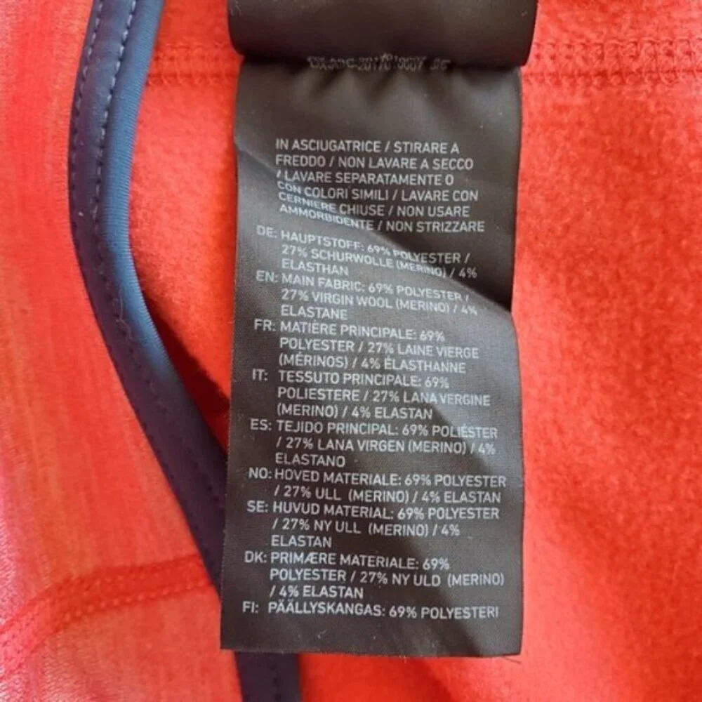 Ortovox Fleece Melange Wool-Blend Hoodie Jacket Size S - Picture 14 of 16